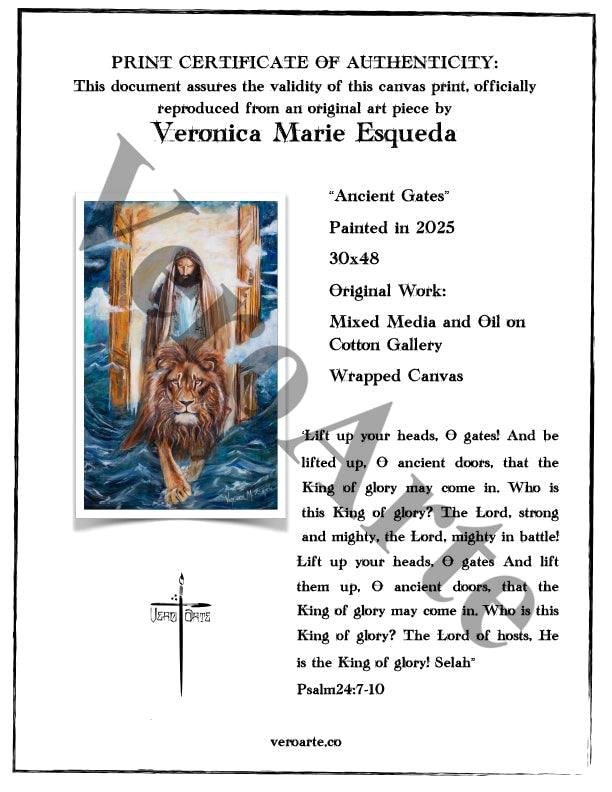 Ancient Gates Canvas Print (2:3)