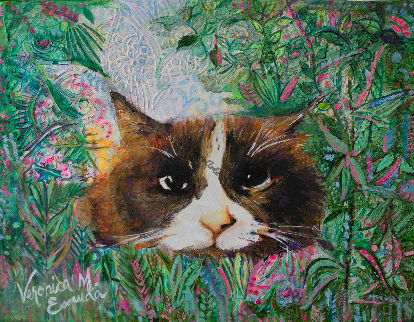 BooBooKitty 14" x 18" original