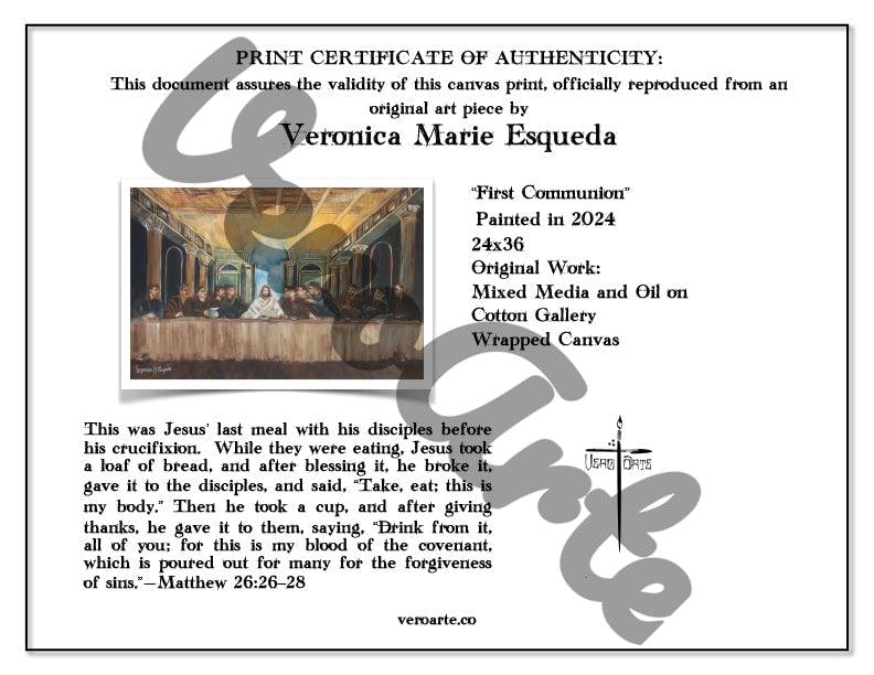 The First Communion Poster (Framed)