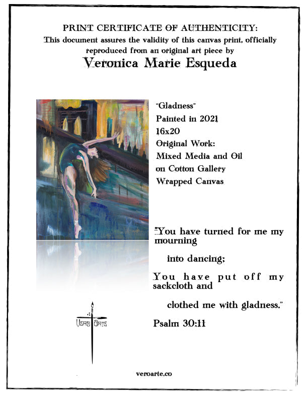 Gladness Poster (Framed)