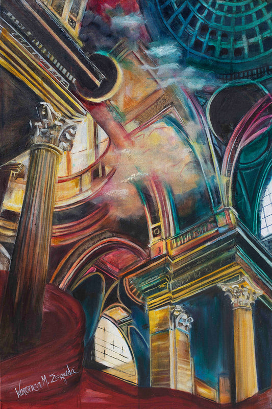 The Glory of the Lord Fills the Temple 24" x 36" original