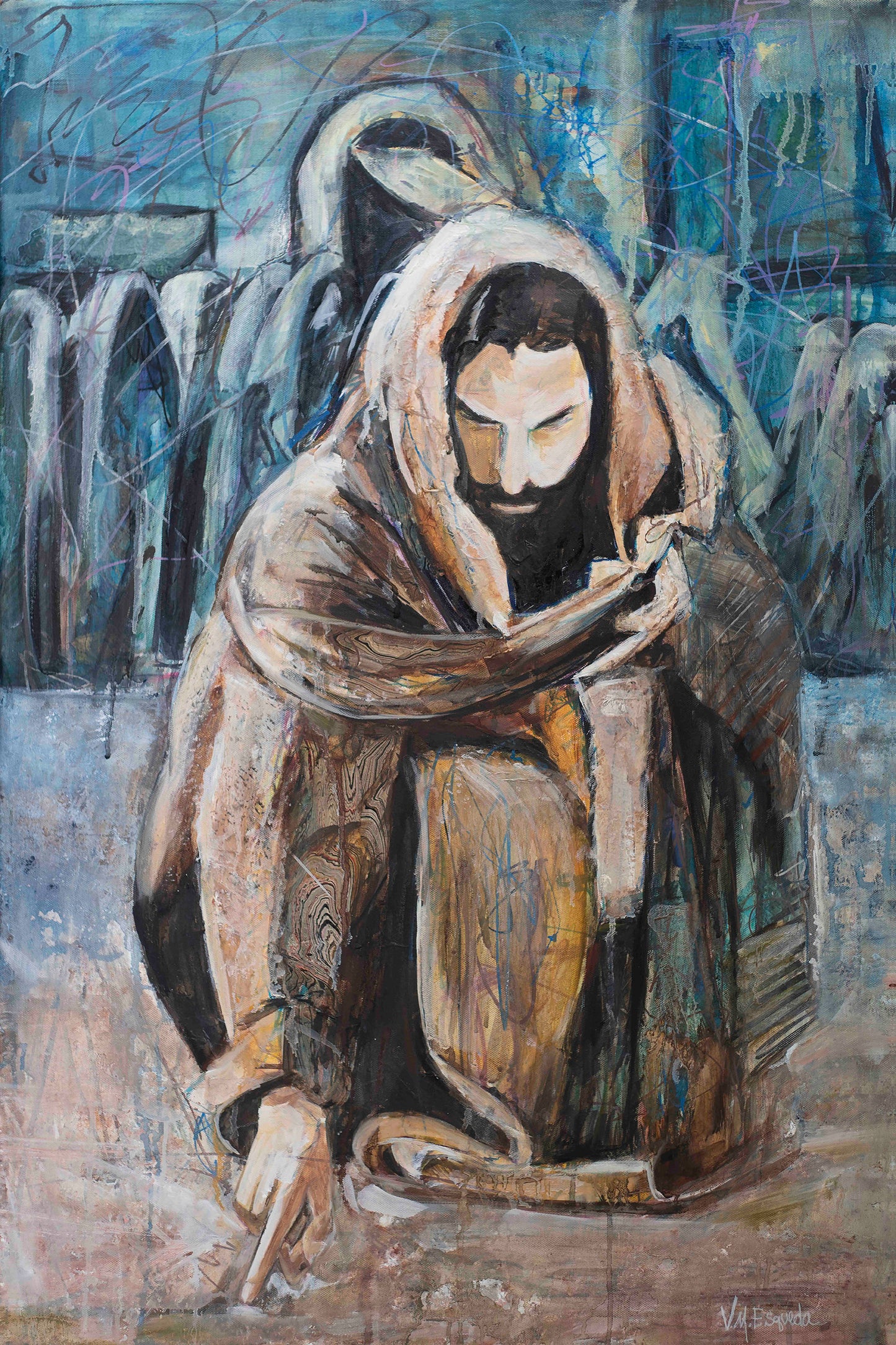 My Beloved 24" x 36" original