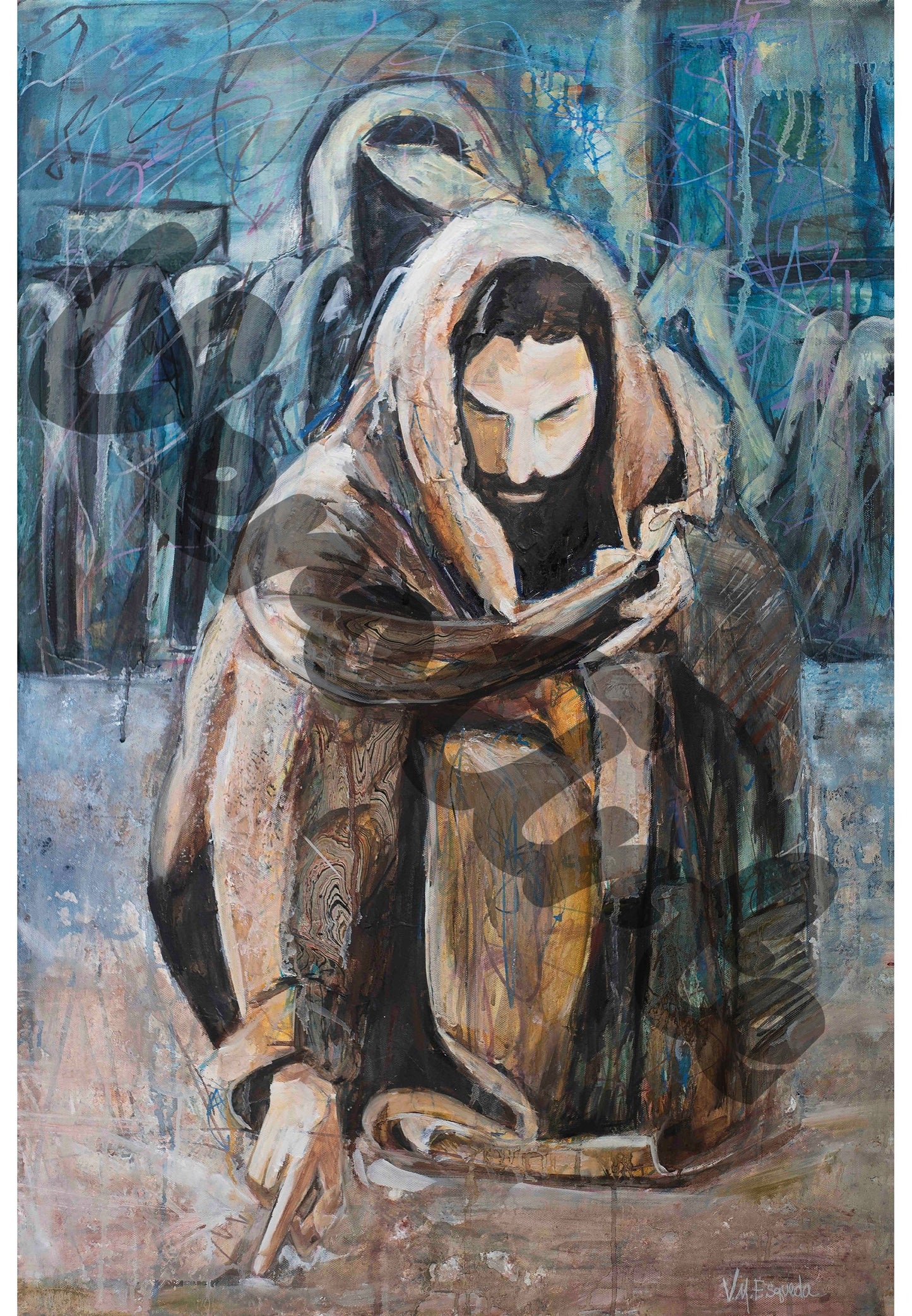 My Beloved 24" x 36" original