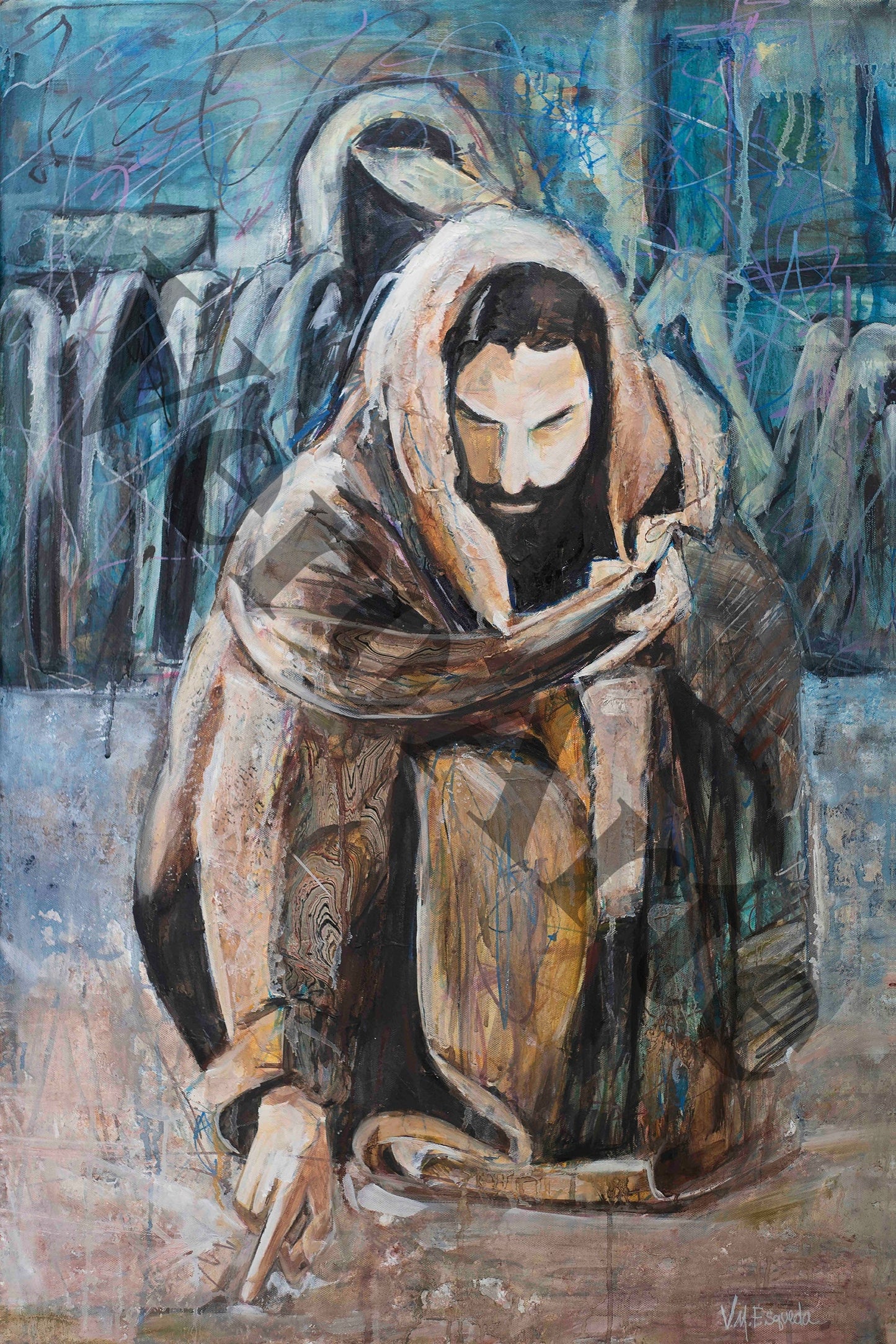 My Beloved 24" x 36" original