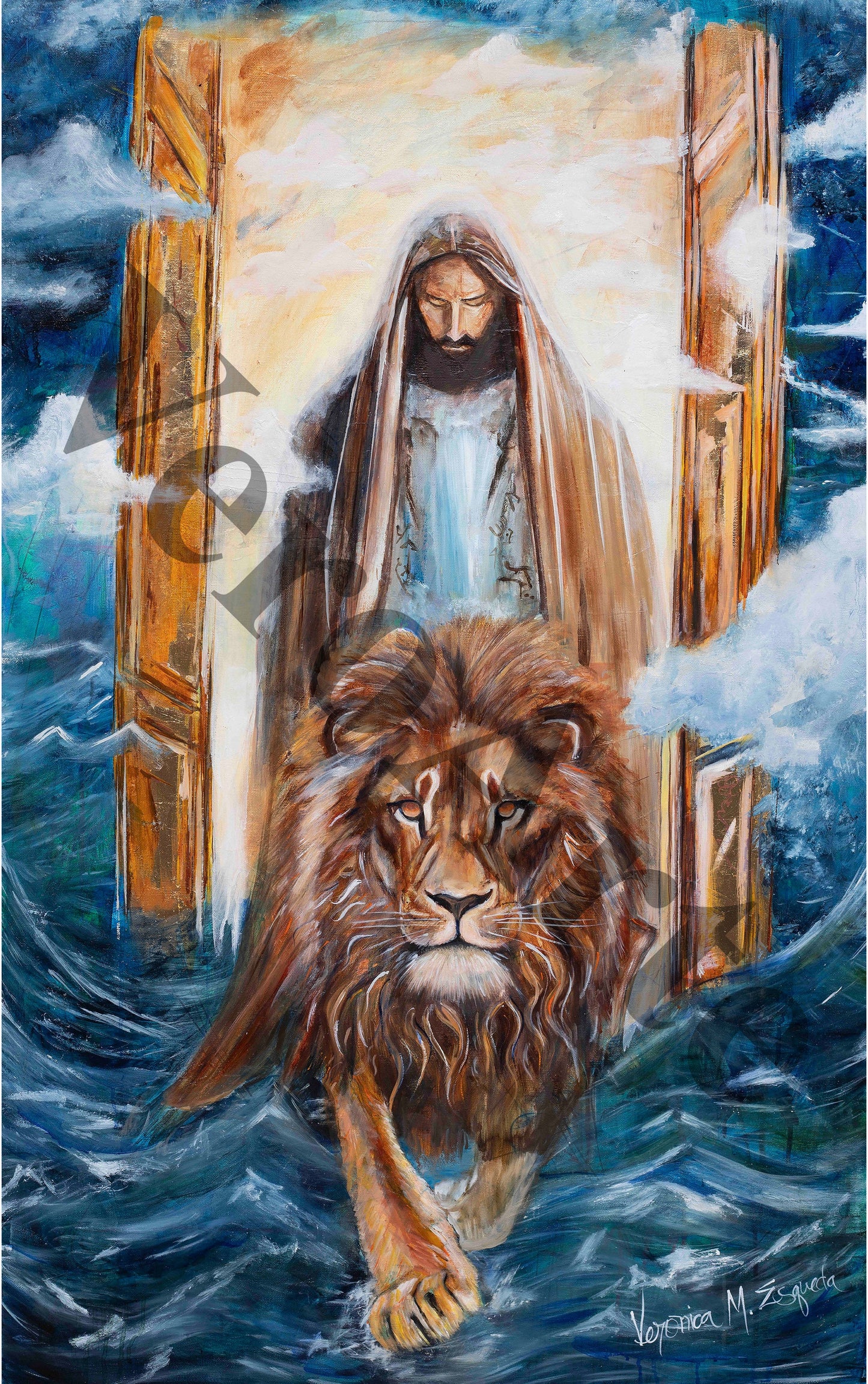 Ancient Gates 30" x 48" original