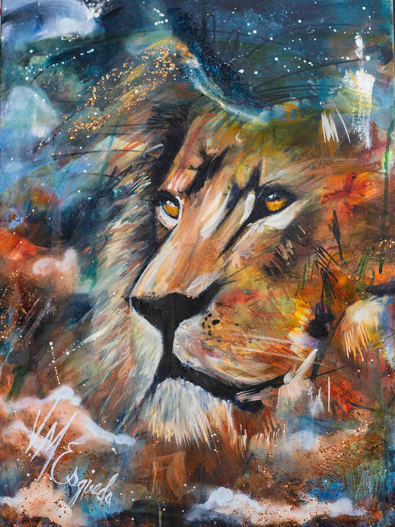 Judahs Patience 18" x 24" Original