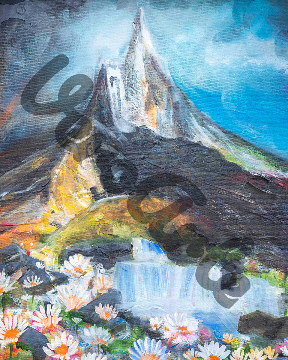 No Matter the Obstacles 16" x 20" original