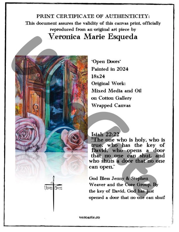 Open Doors Poster (Framed)