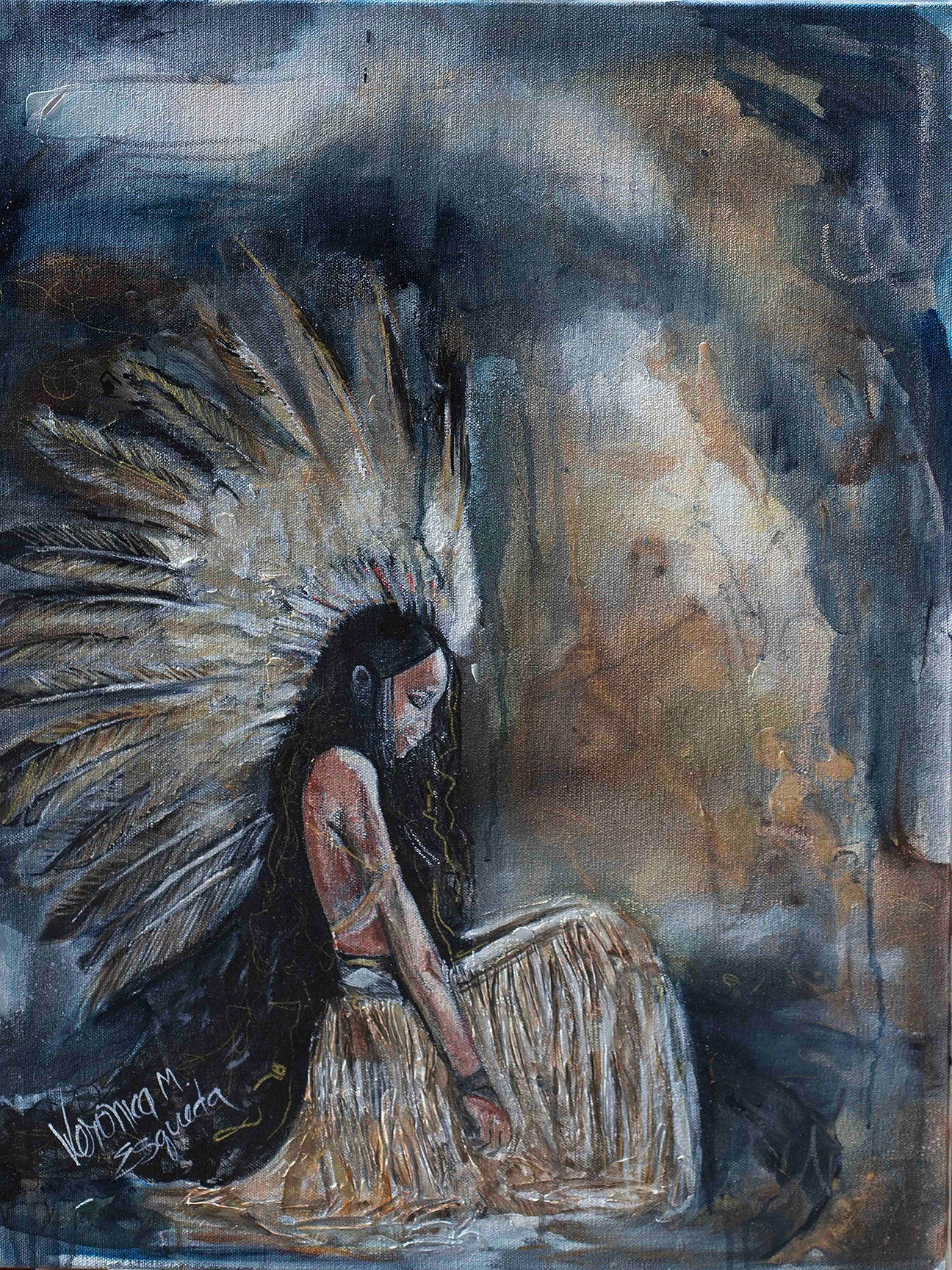Hidden Place 18" x 24" original