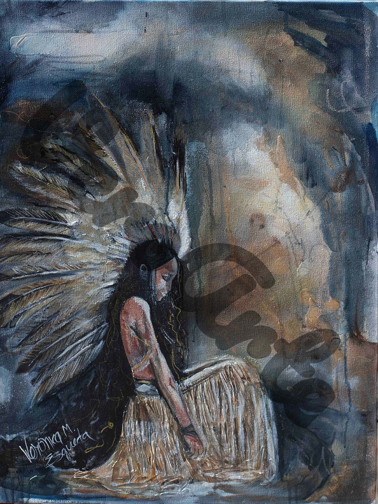 Hidden Place 18" x 24" original