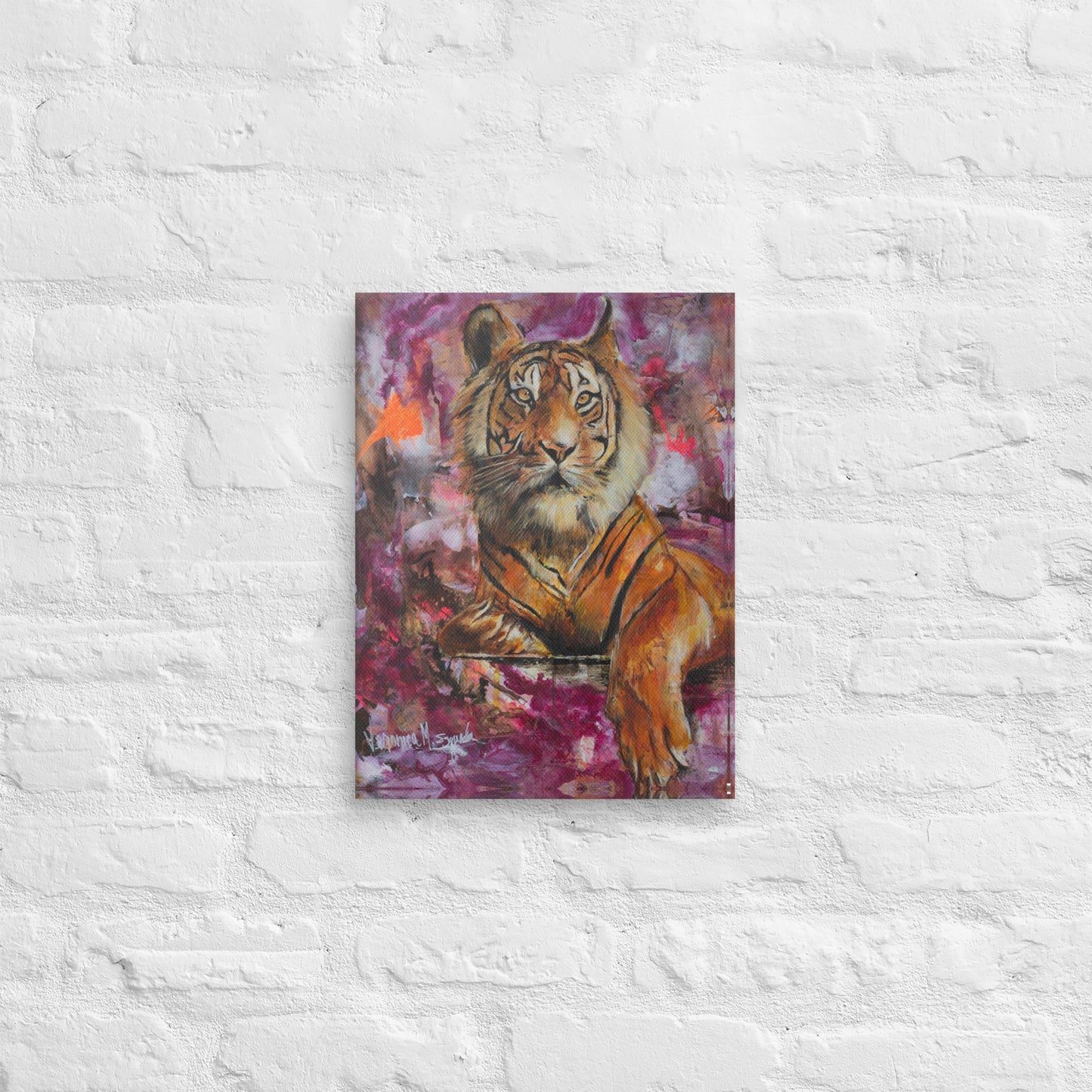 Eye of the Tiger Canvas Print (3:4 Ratio)