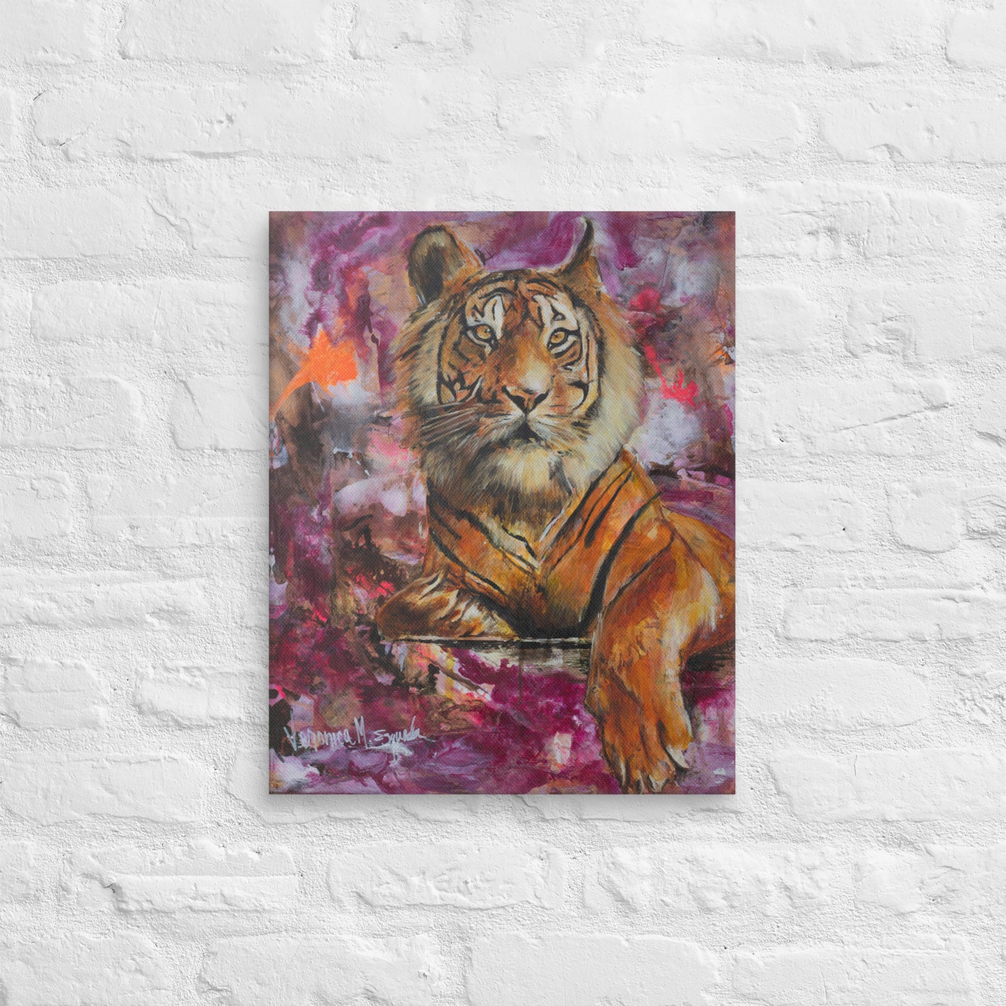Eye of the Tiger Canvas Print (4:5 Ratio)