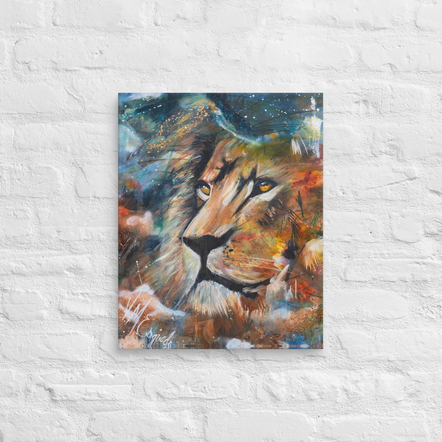 Judah's Patience Canvas Print (4:5 Ratio)