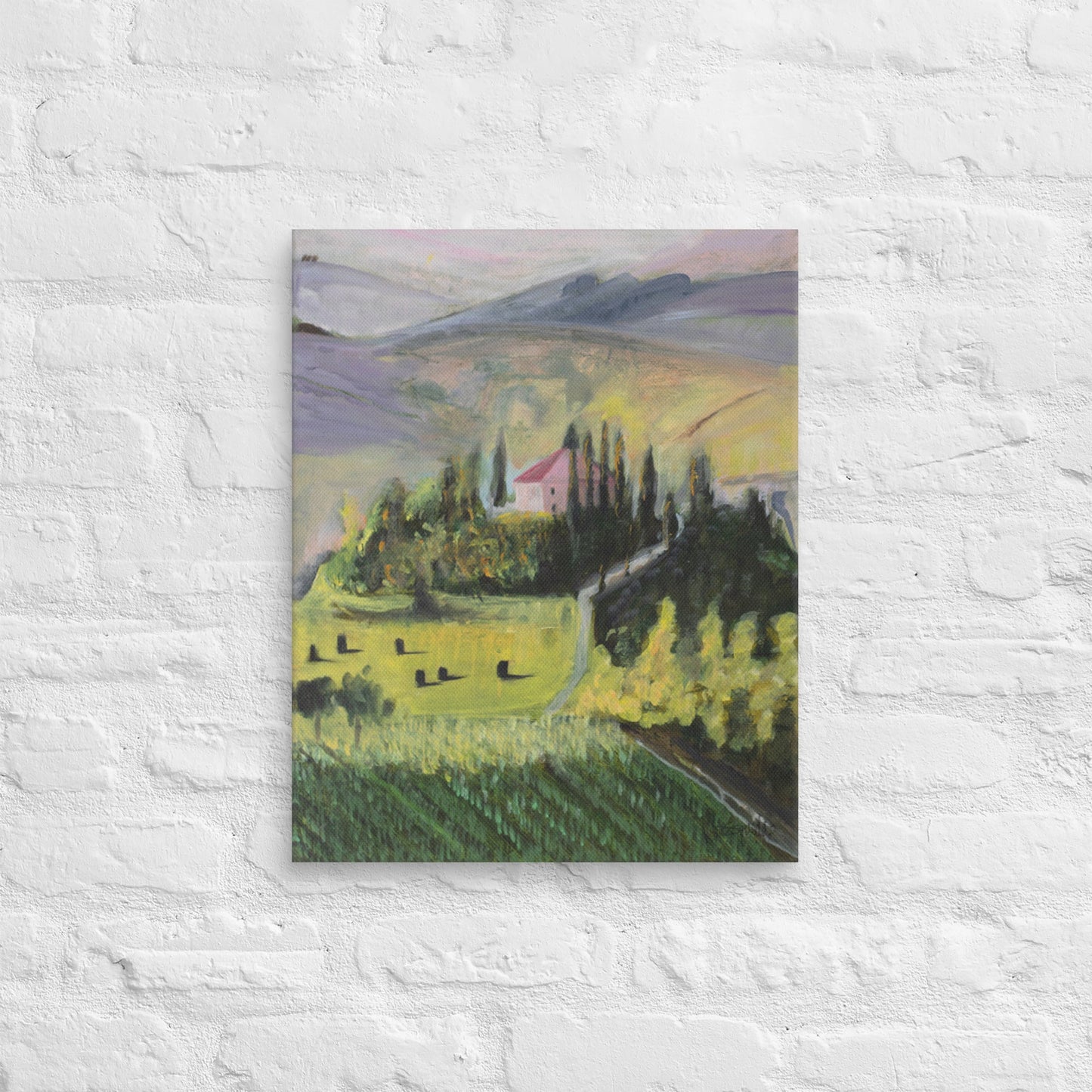 House on the Hill Canvas Print (4:5 Ratio)