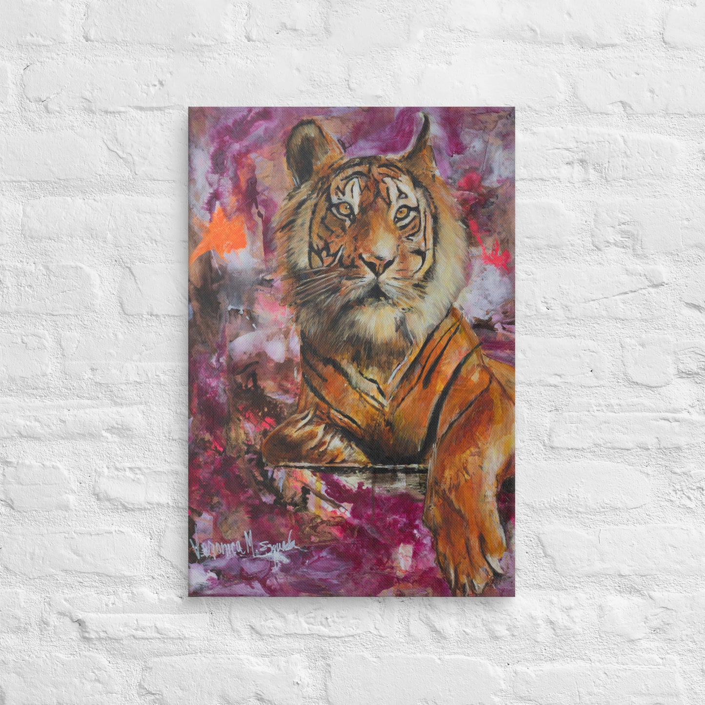 Eye of the Tiger Canvas Print (2:3 Ratio)
