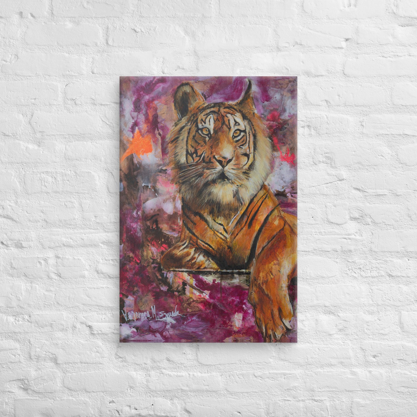 Eye of the Tiger Canvas Print (2:3 Ratio)