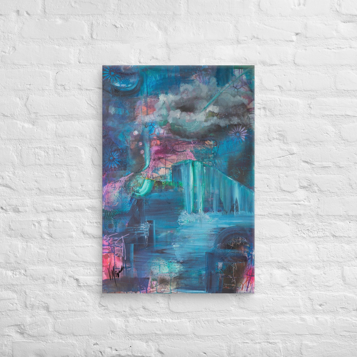 Sueno de Cascada Canvas Print (2:3 Ratio)