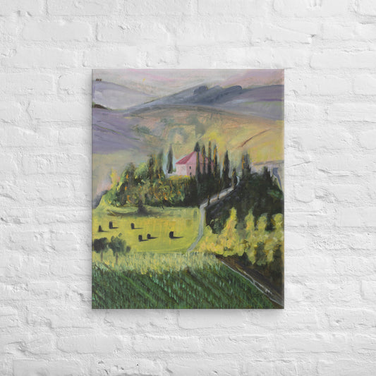 House on the Hill Canvas Print (4:5 Ratio)
