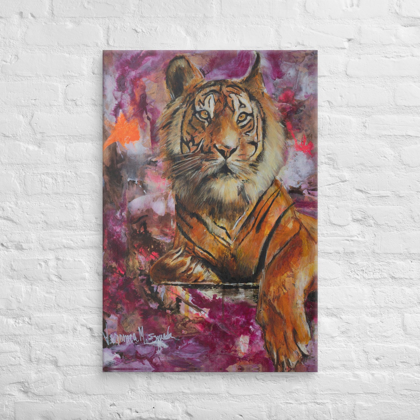 Eye of the Tiger Canvas Print (2:3 Ratio)