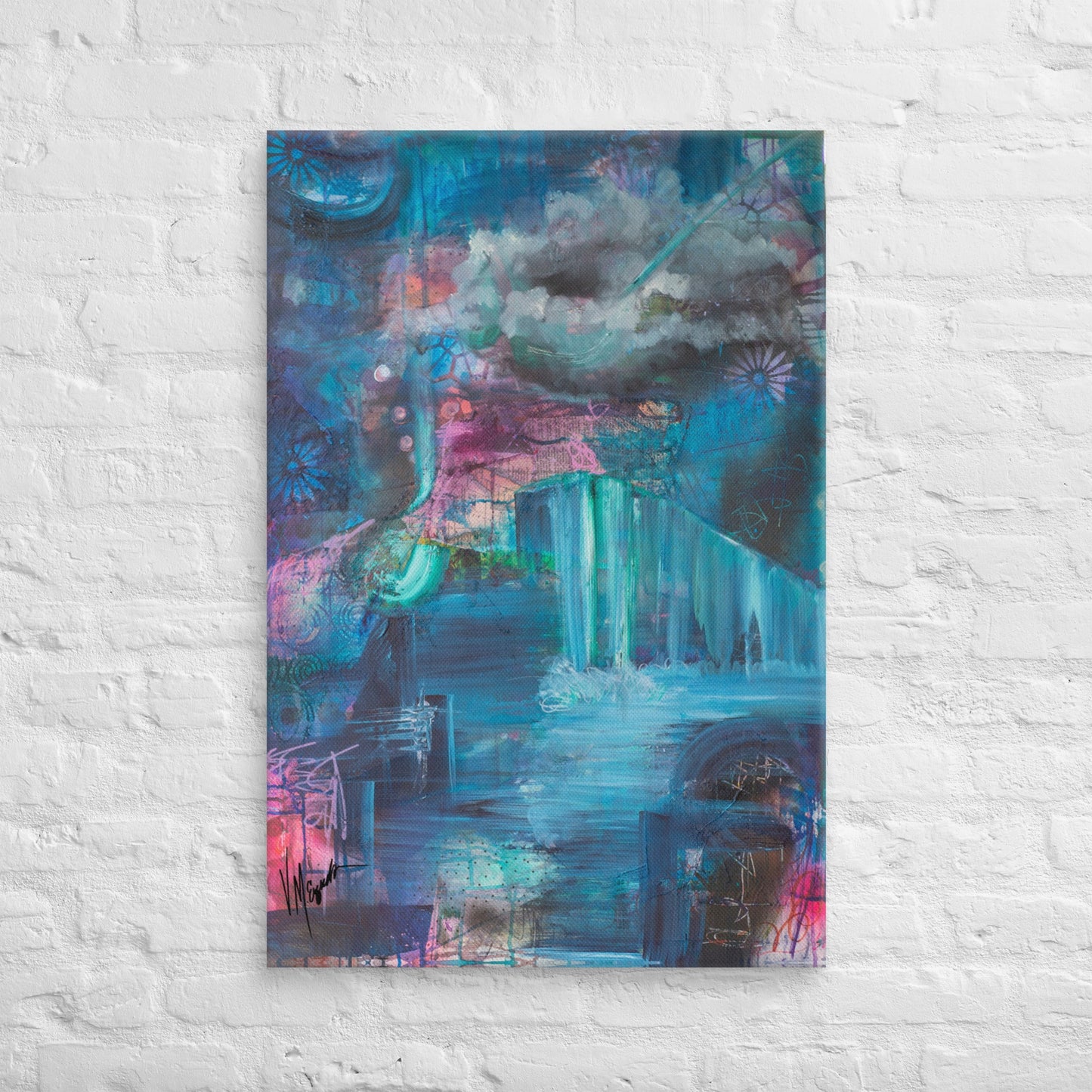 Sueno de Cascada Canvas Print (2:3 Ratio)