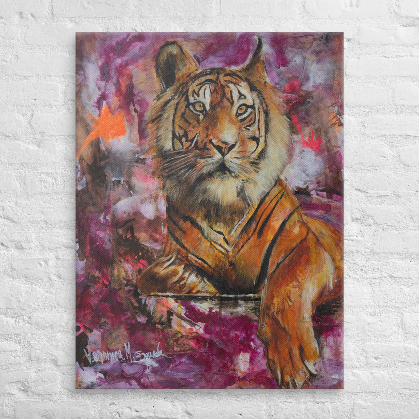Eye of the Tiger Canvas Print (3:4 Ratio)