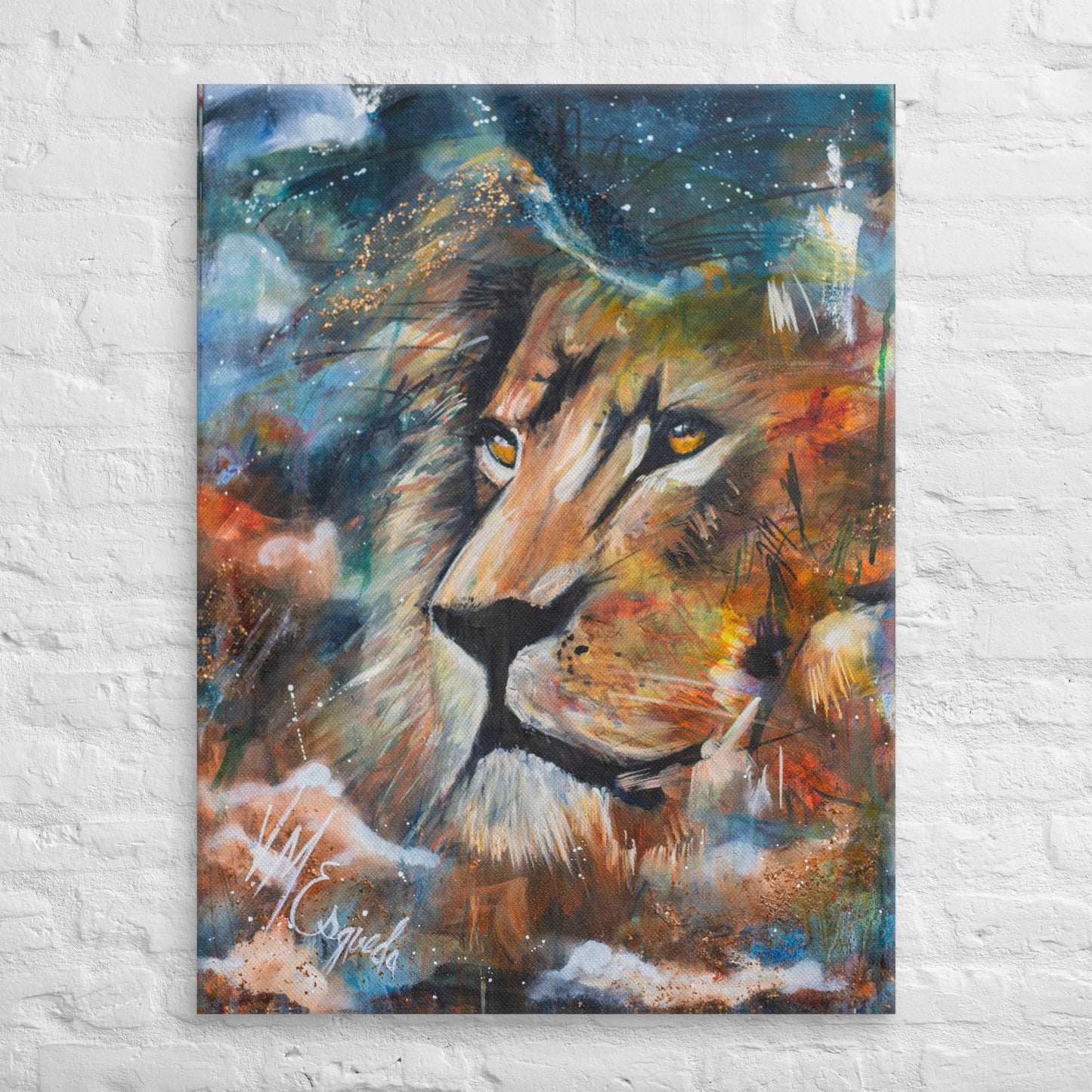 Judah's Patience Canvas Print (3:4 Ratio)