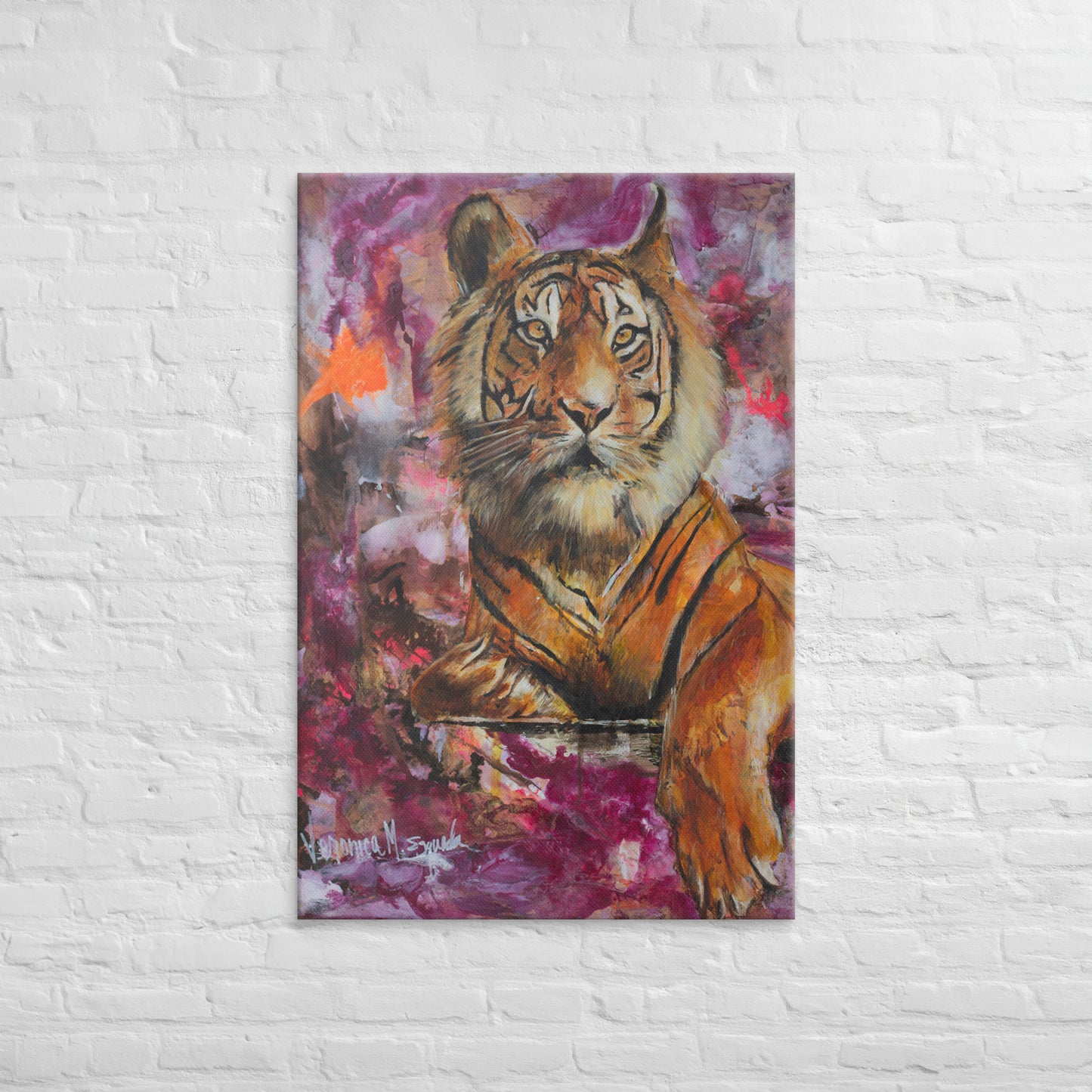 Eye of the Tiger Canvas Print (2:3 Ratio)