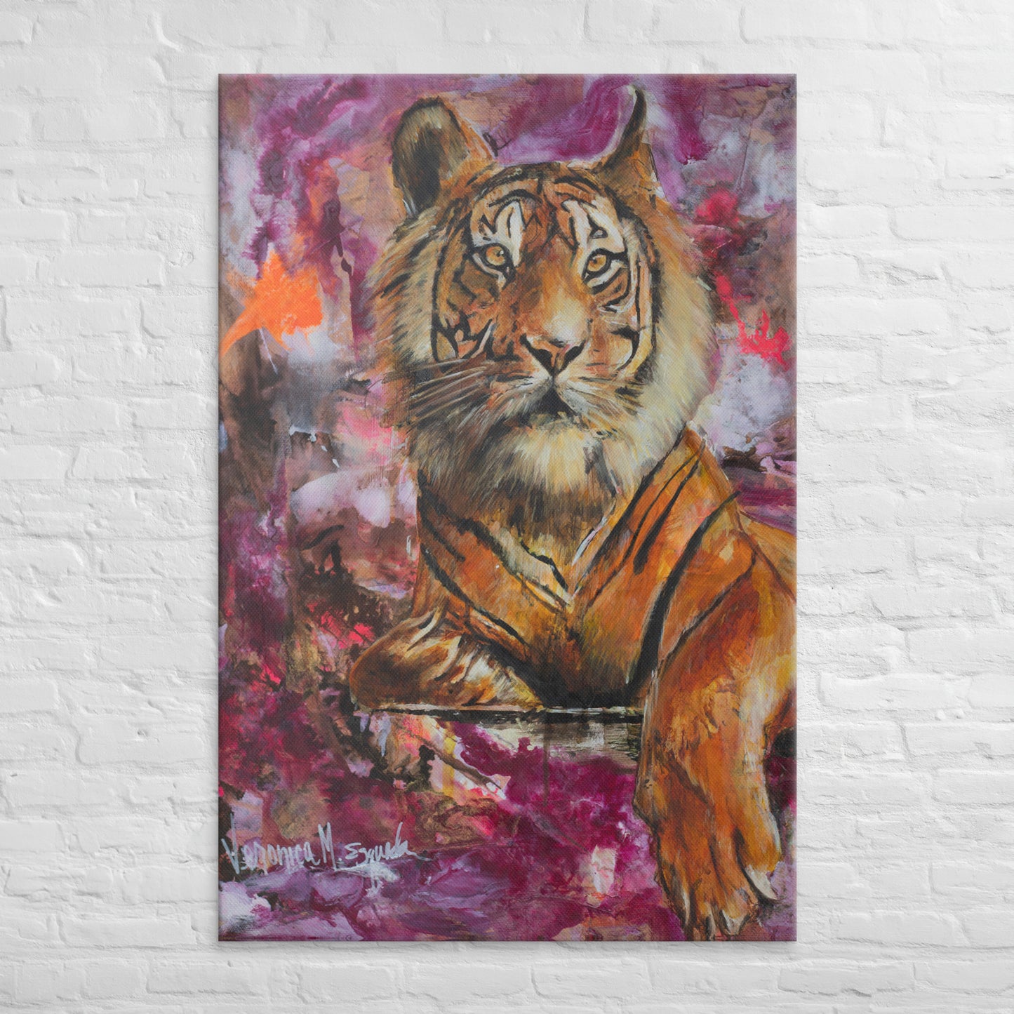 Eye of the Tiger Canvas Print (2:3 Ratio)