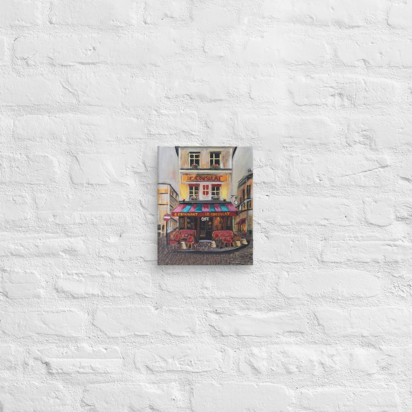 Le Cafe Canvas Print (4:5 Ratio)