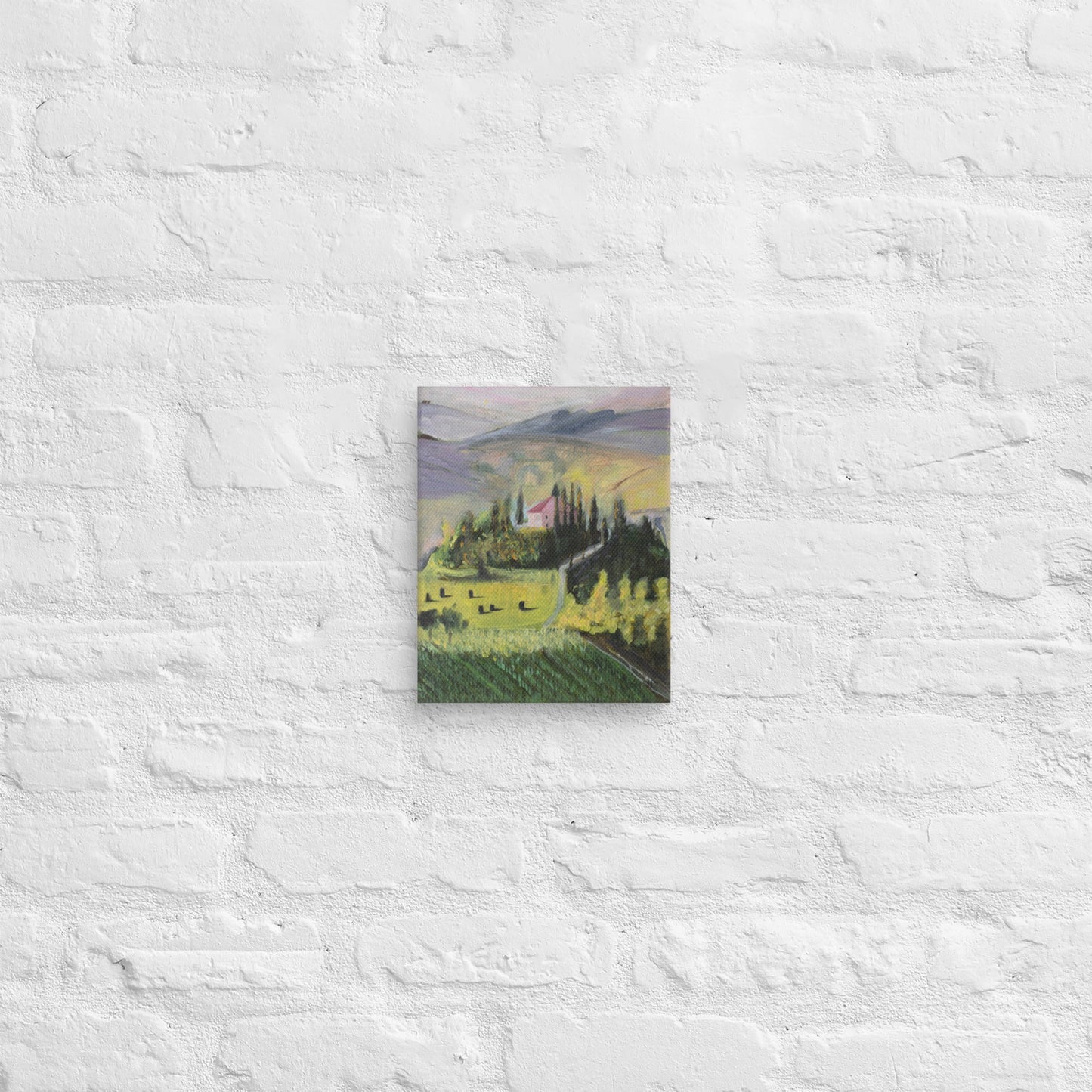 House on the Hill Canvas Print (4:5 Ratio)