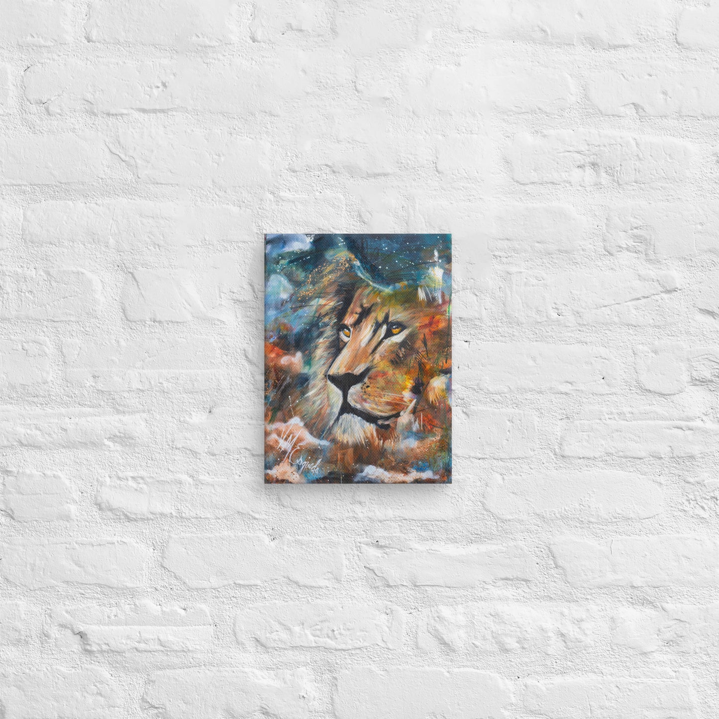 Judah's Patience Canvas Print (3:4 Ratio)