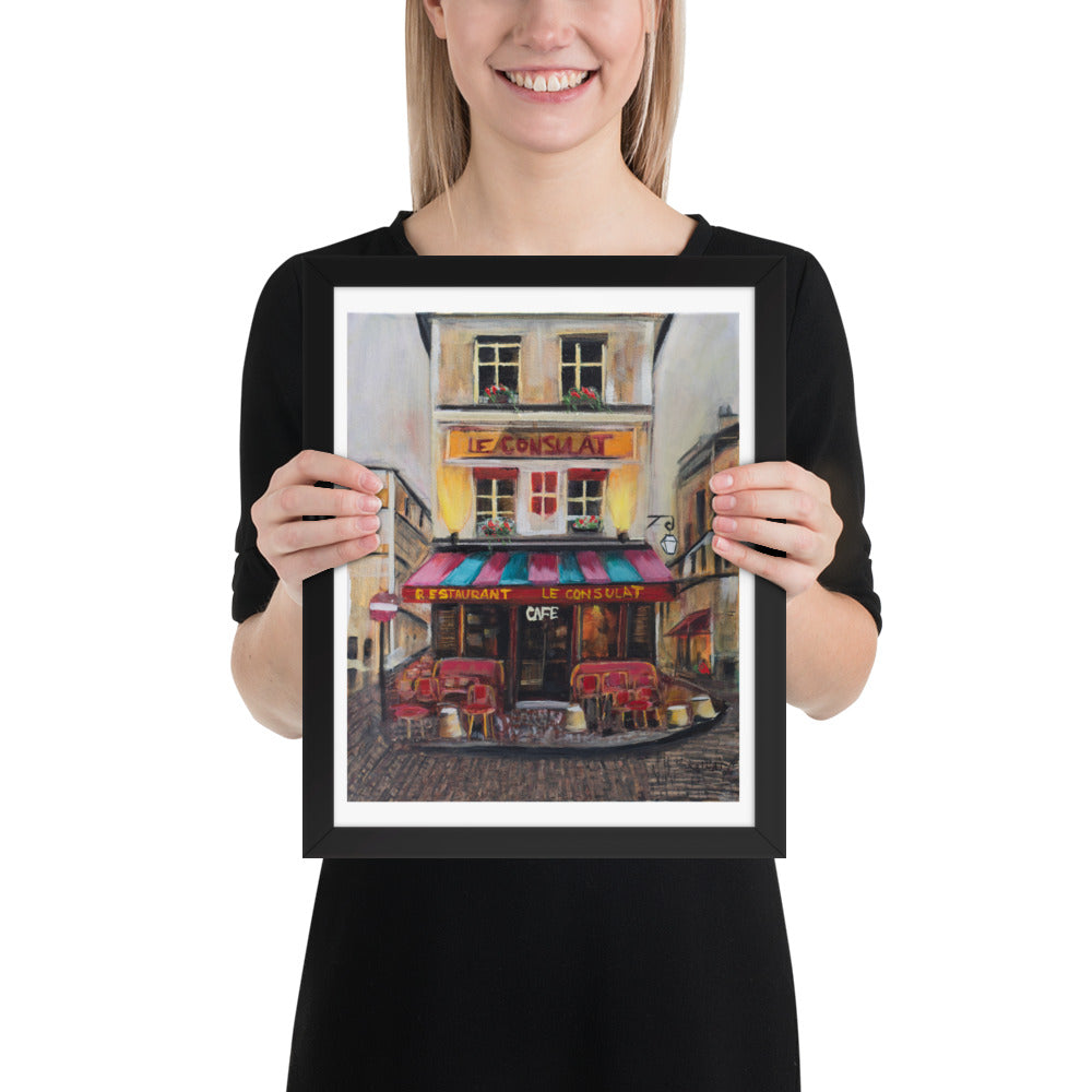 Le Cafe Poster (Framed)