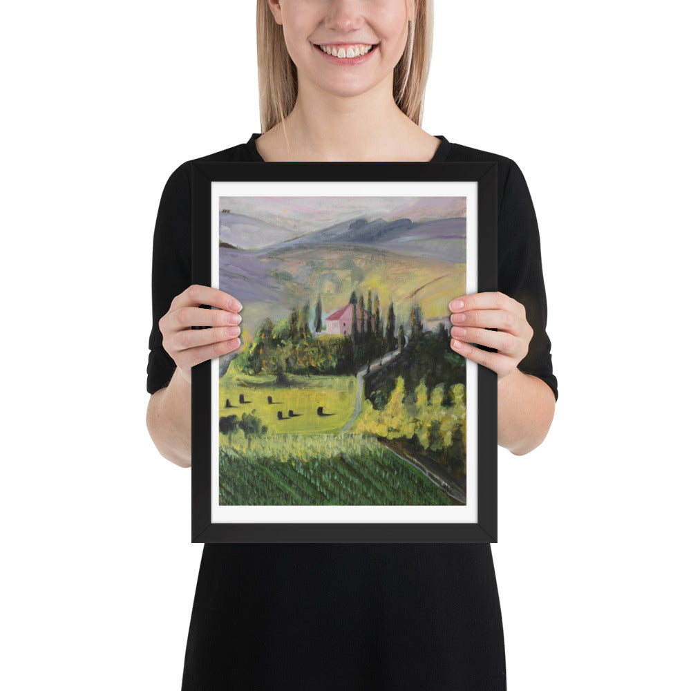 House on the Hill Poster (Framed)