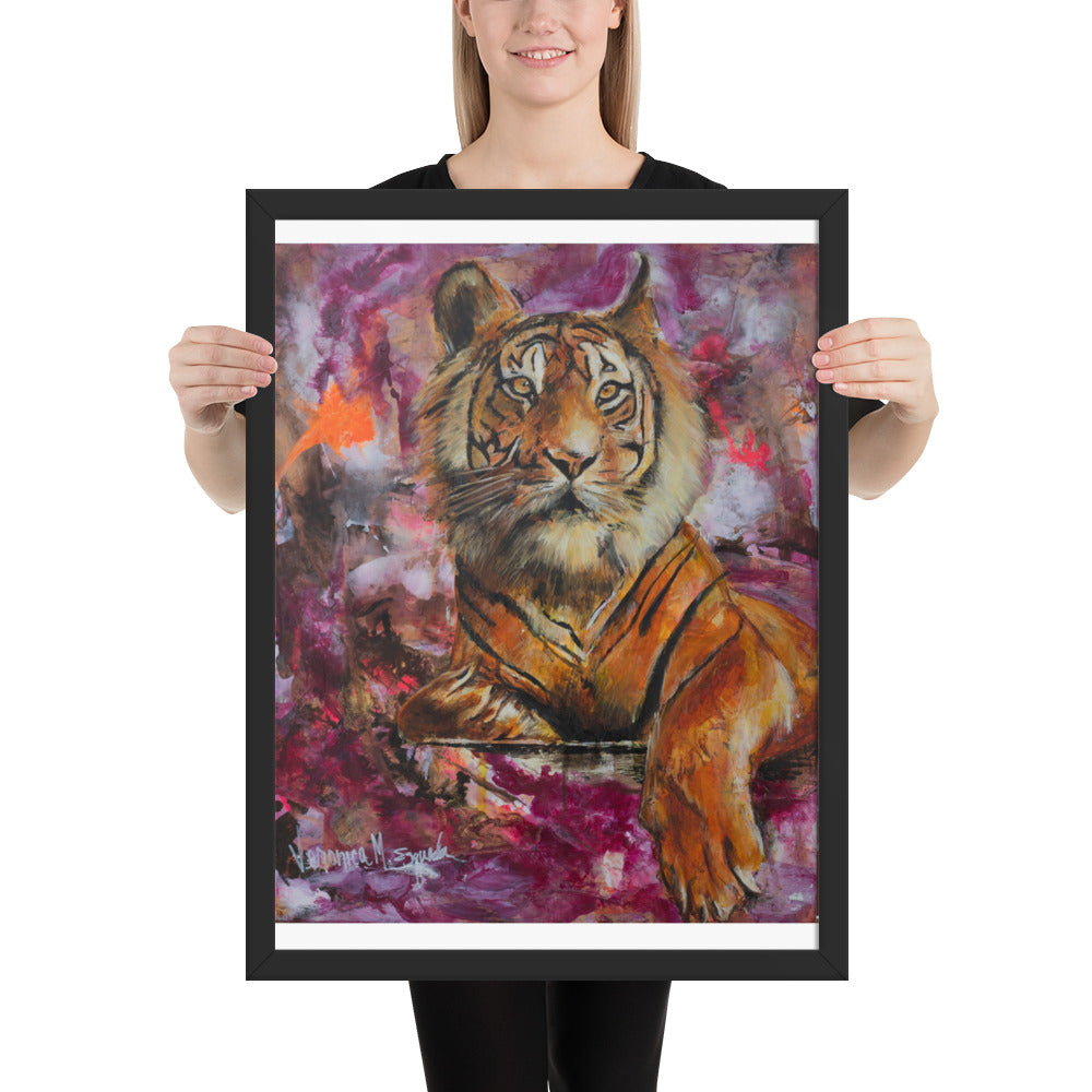Eye of the Tiger Poster (Framed)