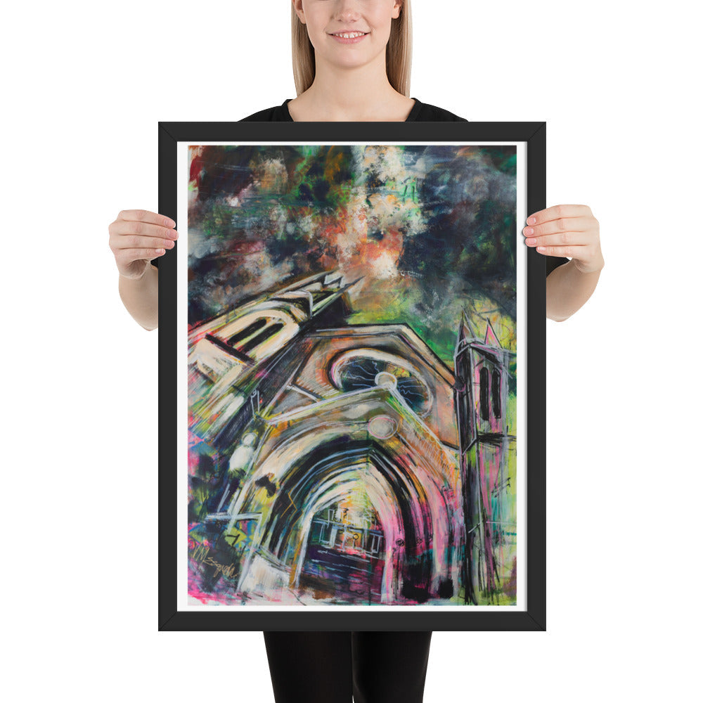 Electric Ecclesia Poster (Framed)