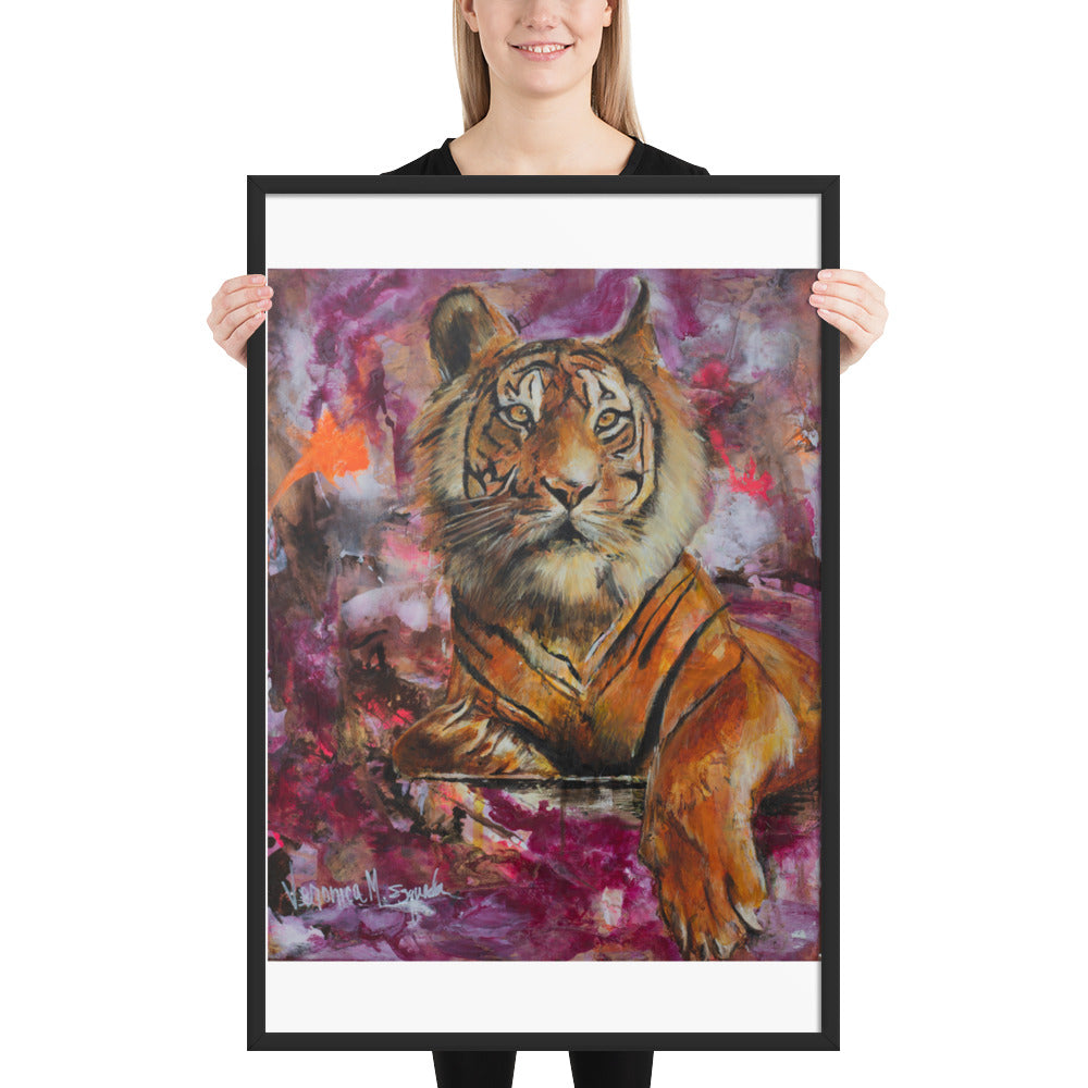 Eye of the Tiger Poster (Framed)