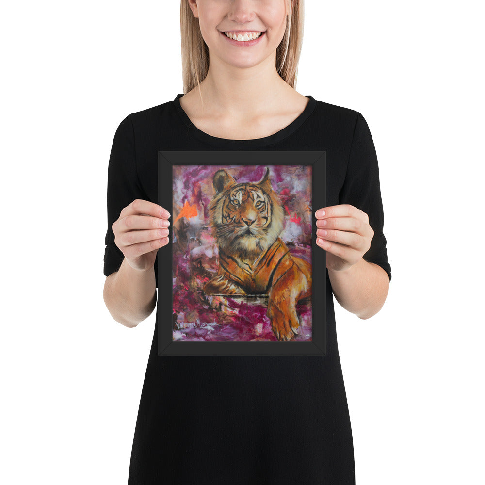 Eye of the Tiger Poster (Framed)