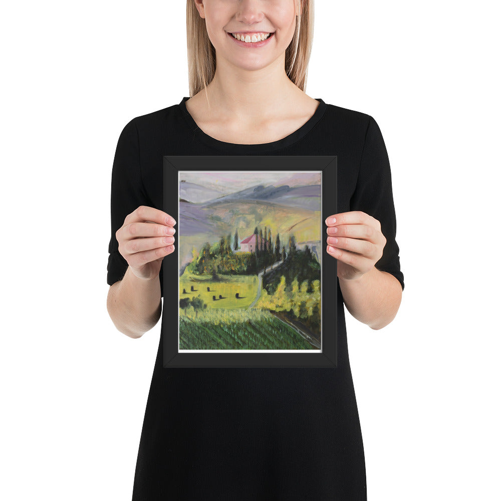 House on the Hill Poster (Framed)