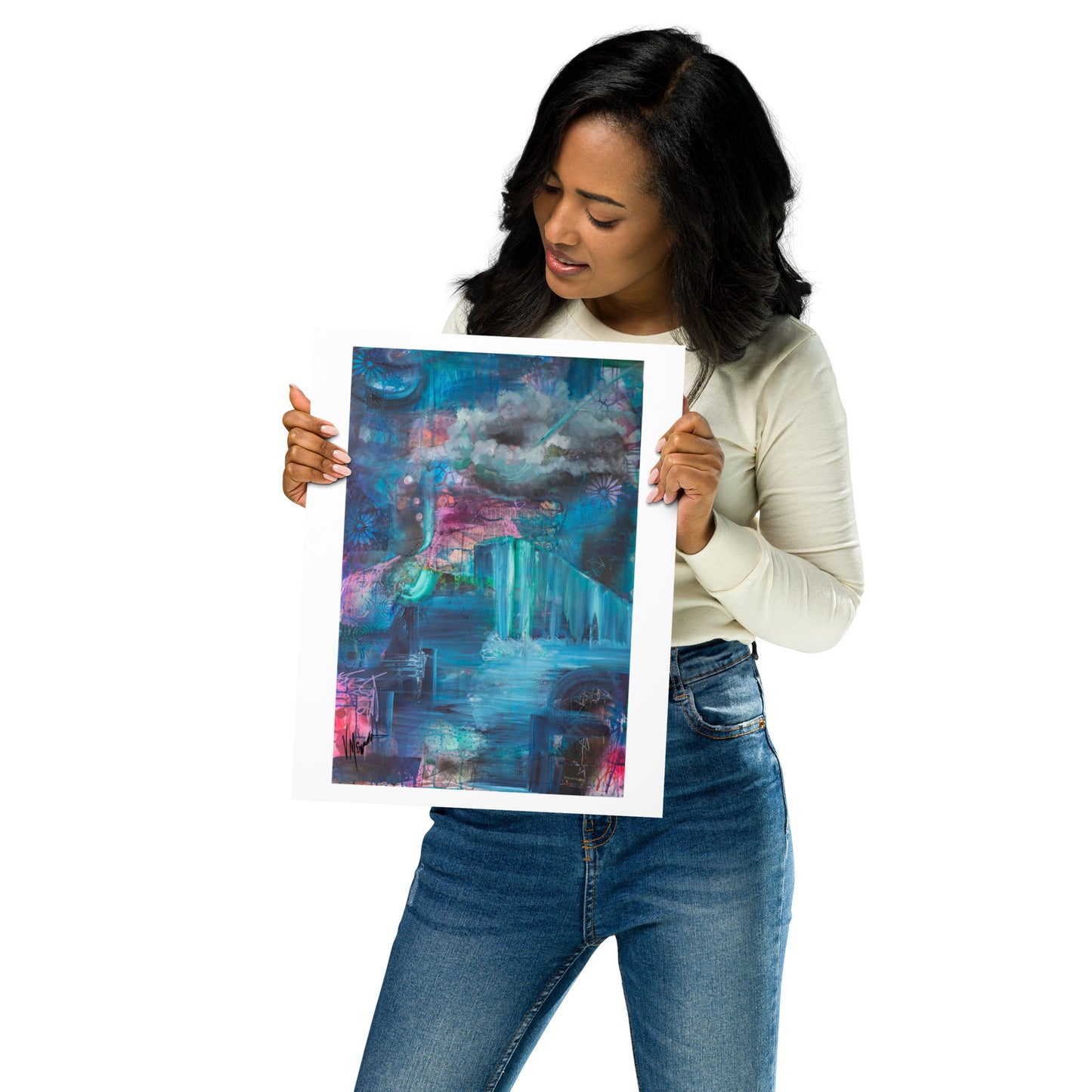 Sueno de Cascada Poster (Unframed)