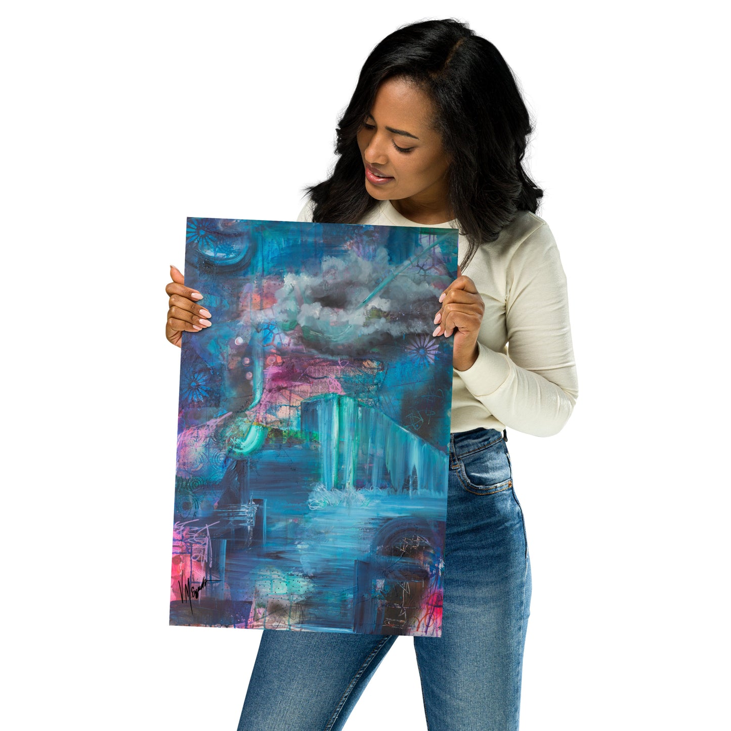 Sueno de Cascada Poster (Unframed)