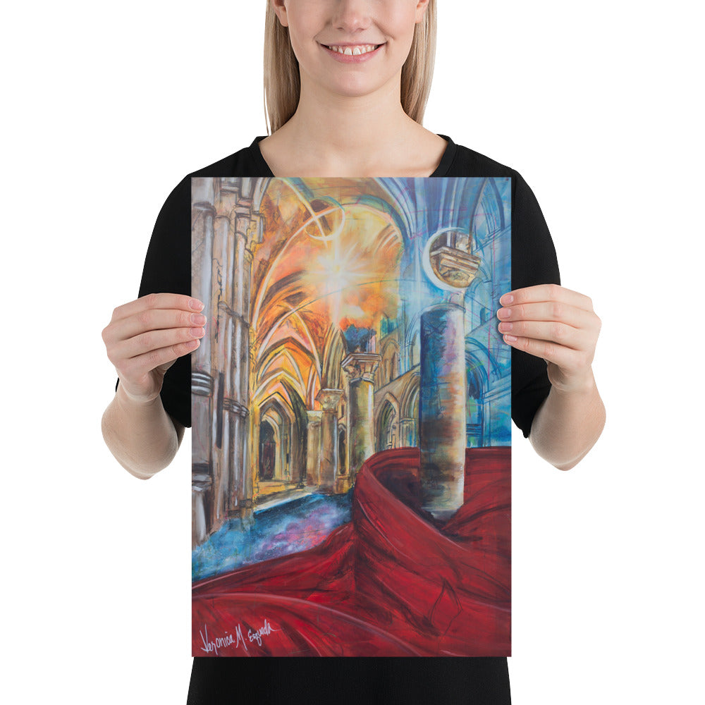 The Train of His Robe Fills the Temple Poster (Unframed)