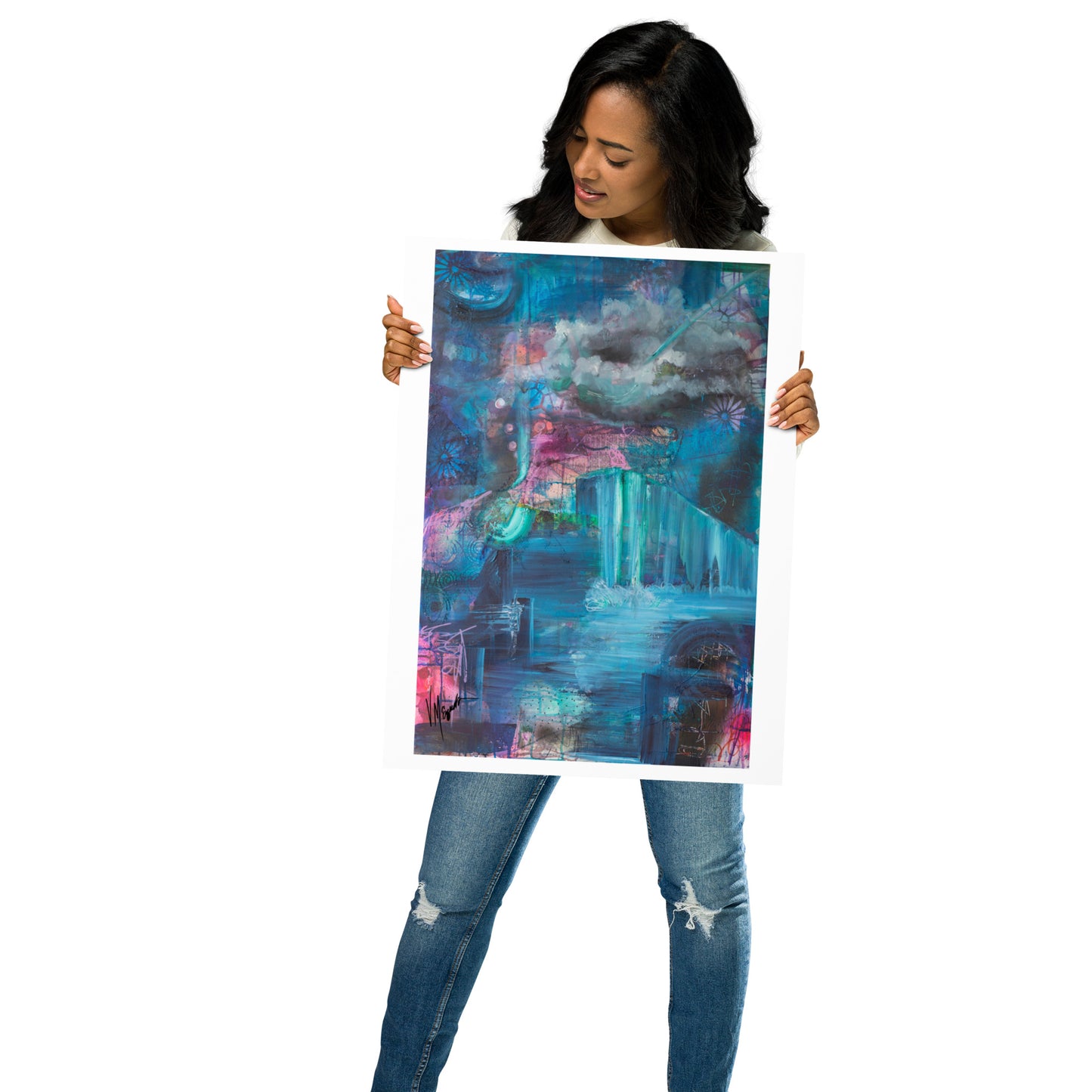 Sueno de Cascada Poster (Unframed)