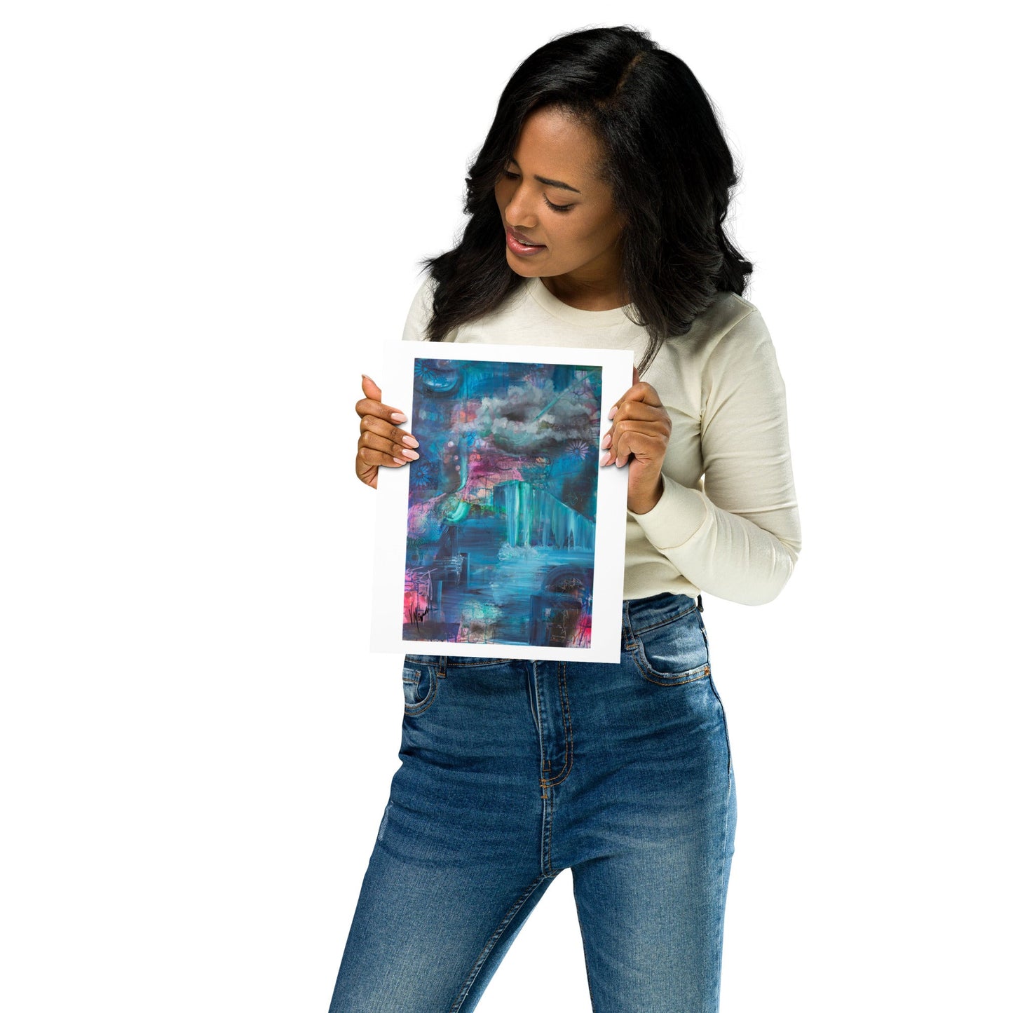 Sueno de Cascada Poster (Unframed)