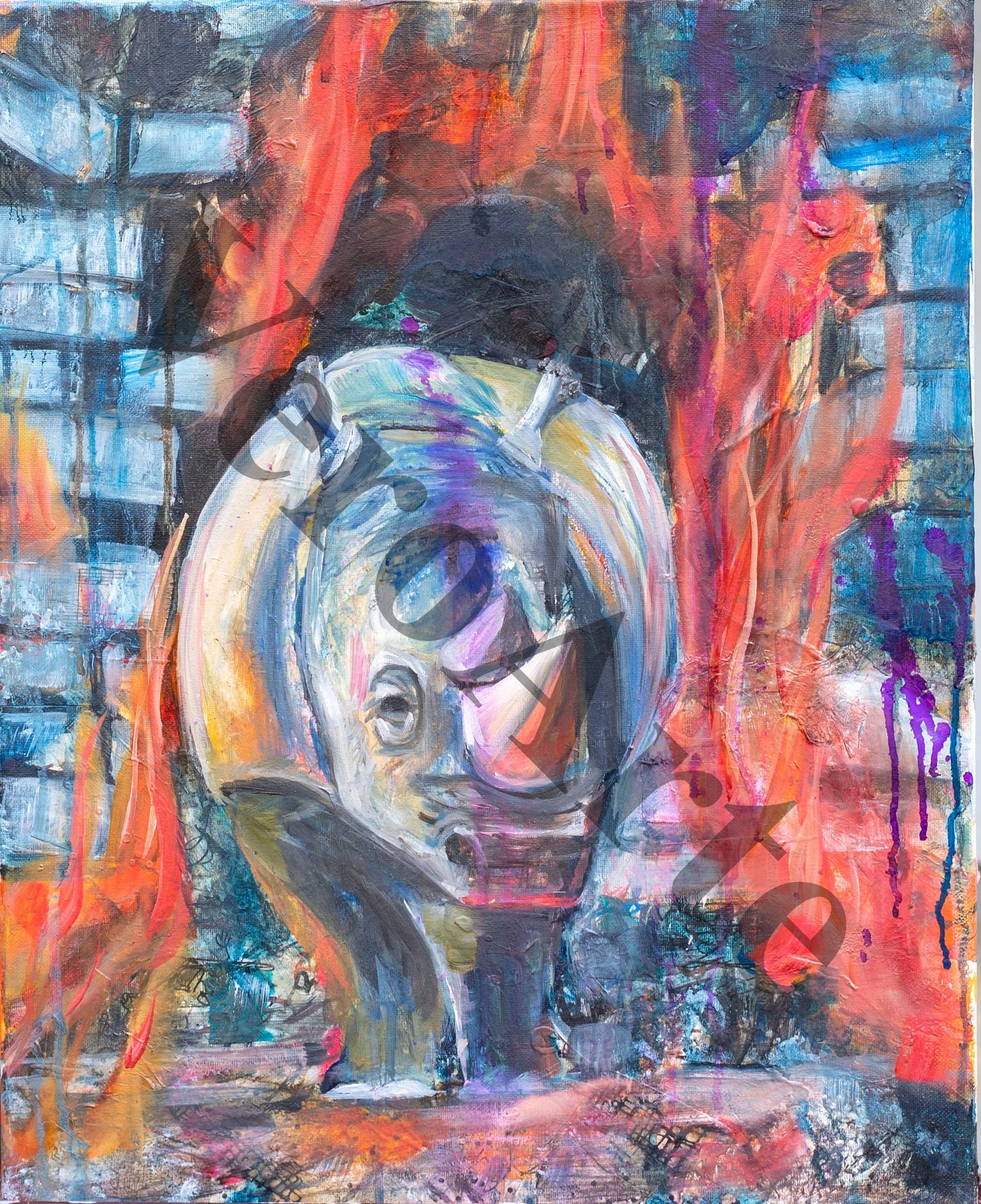 Resistance Meets Persistence 16" x 20" original