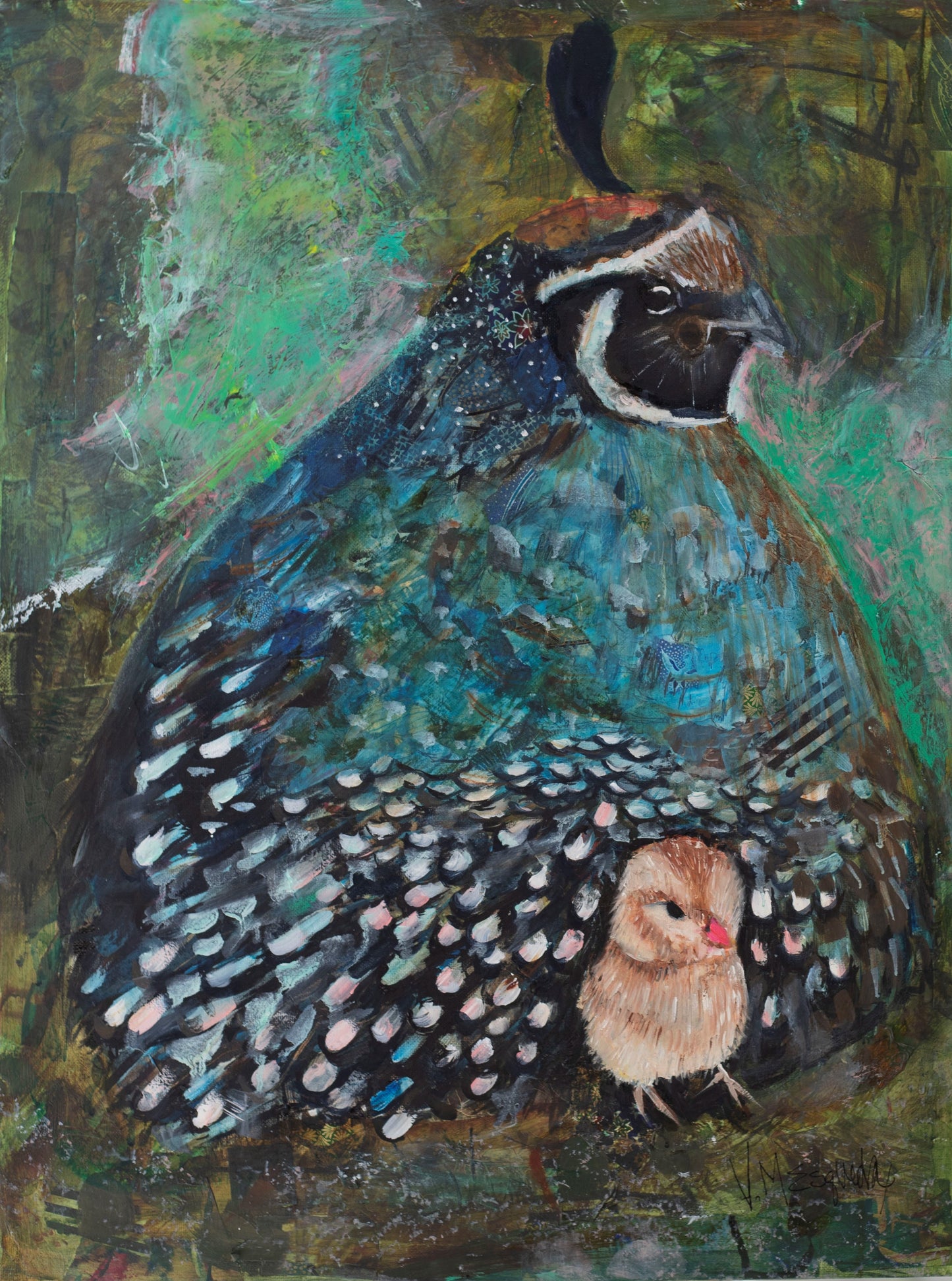 Covering 16" x 20" original