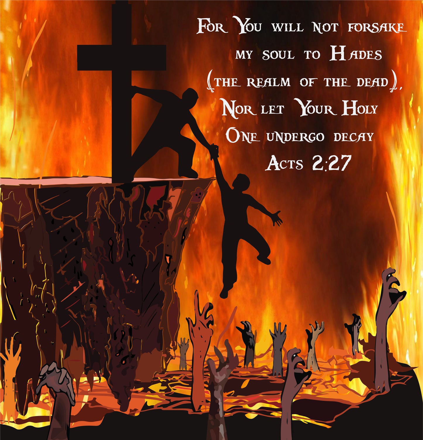 ACTS 2:27 INTERCESSOR UNISEX HOODIE