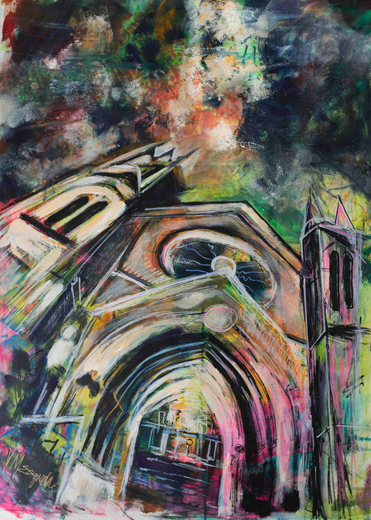 Electric Ecclesia 22" x 30" original