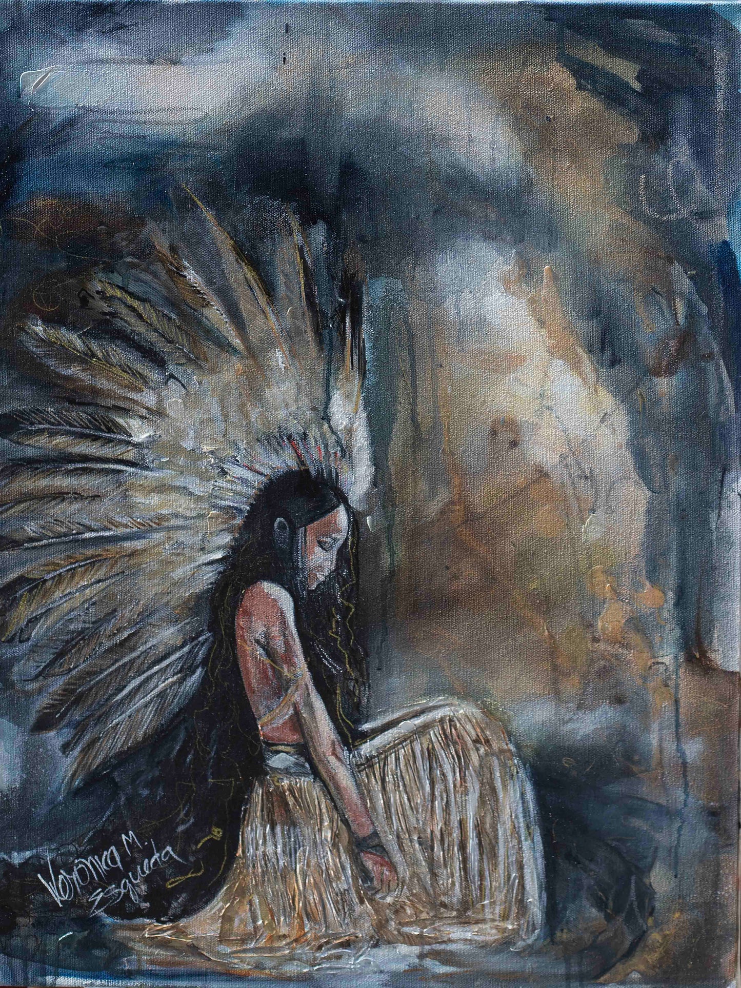 Hidden Place 18" x 24" original