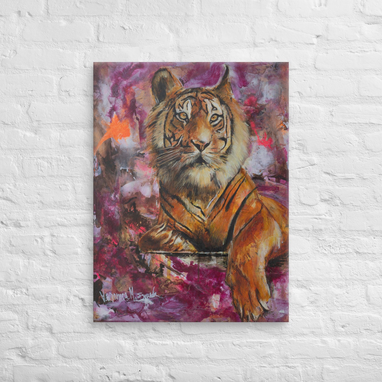 Eye of the Tiger Canvas Print (3:4 Ratio)