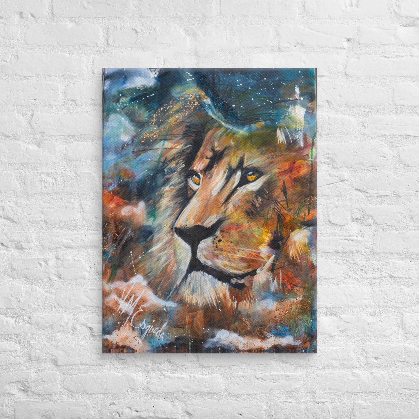 Judah's Patience Canvas Print (3:4 Ratio)